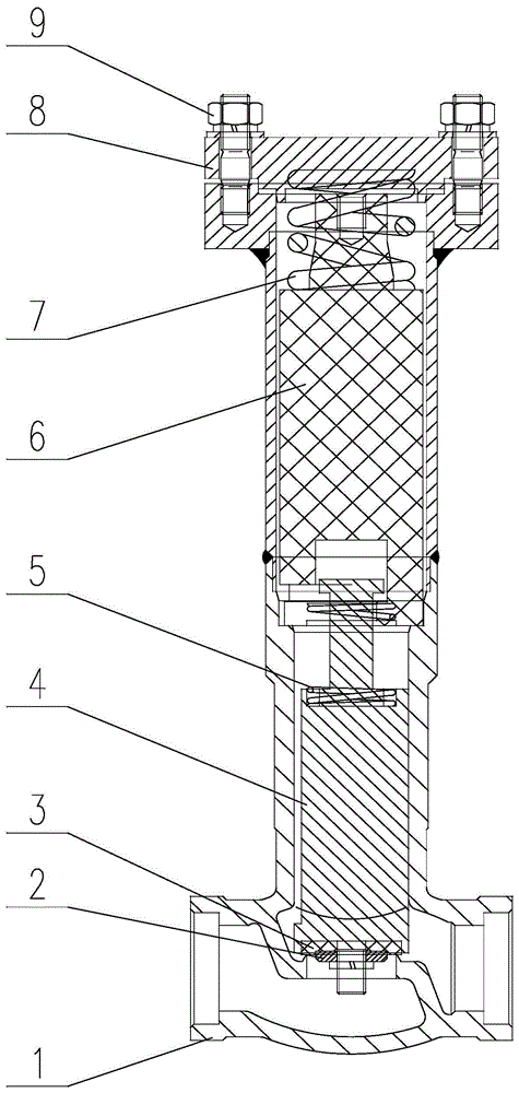 一种新型低温真空保温止回阀的制作方法