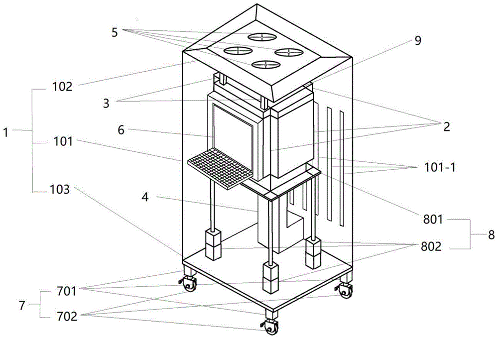 一种塔式带散热控制电气柜的制作方法
