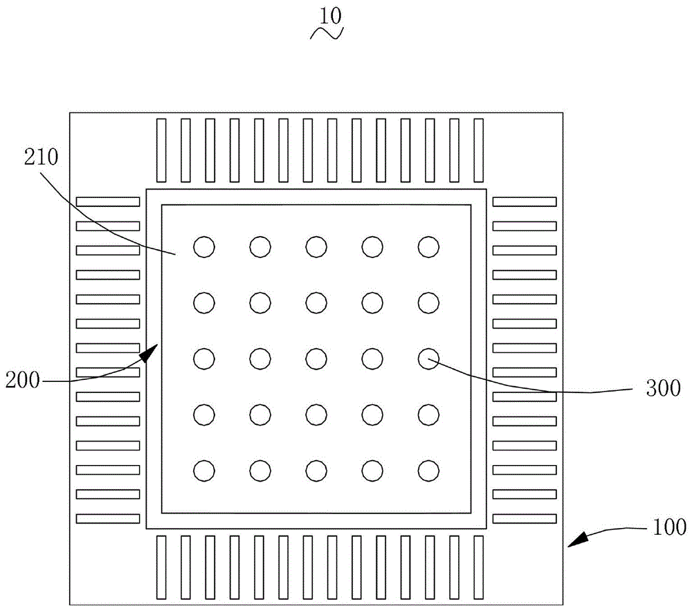 一种基于QFN封装的PCB板的散热盘钢网结构的制作方法