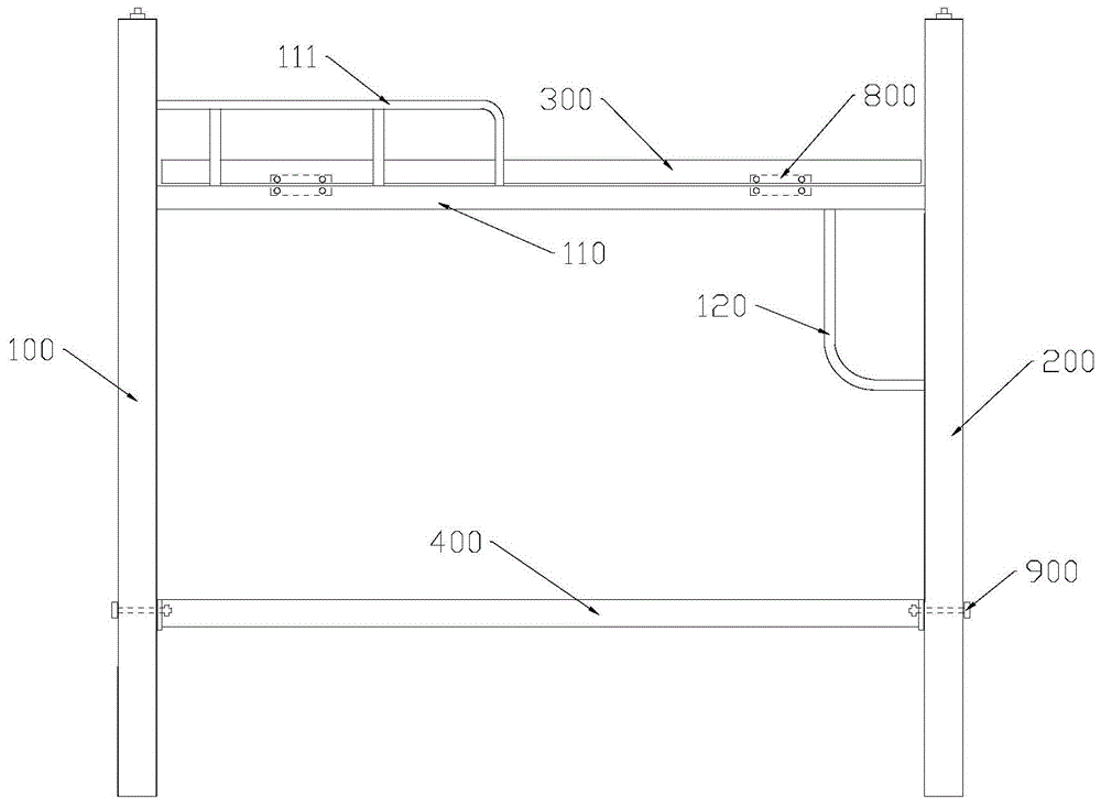 一种折叠床的制作方法