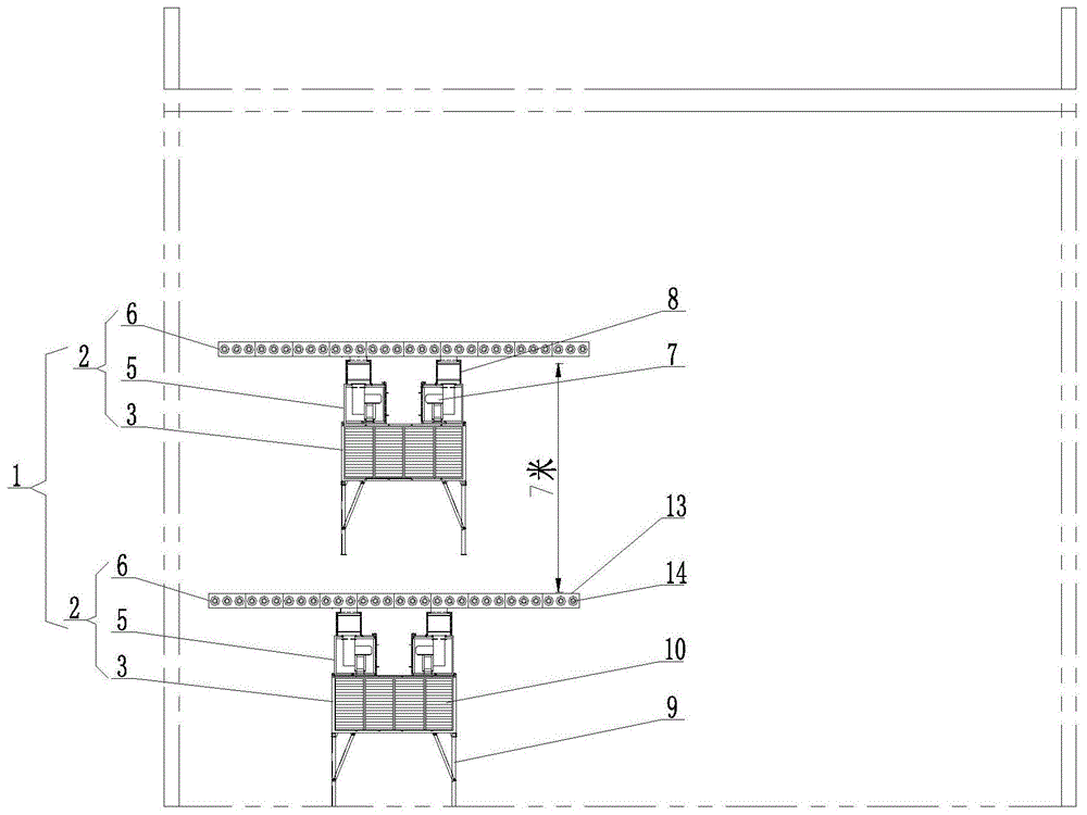 一种内循环车间烟尘整体除尘混合式净化装置的制作方法