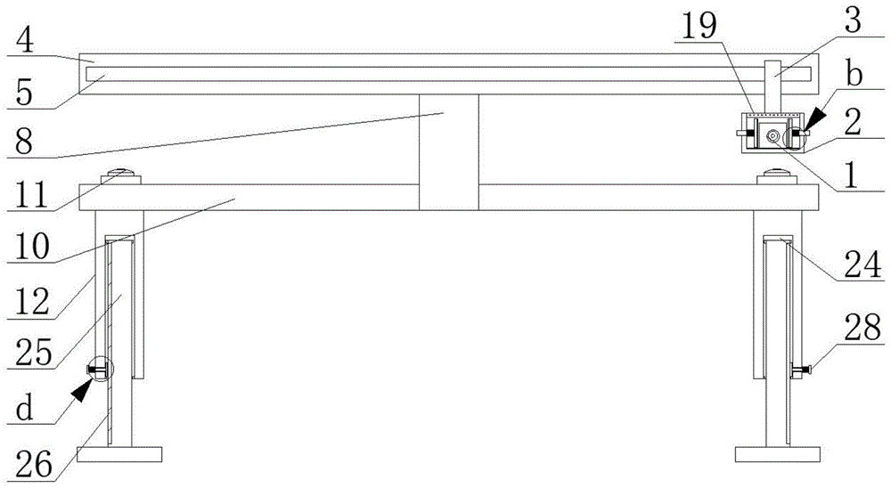 一种建筑勘探用测距仪支架的制作方法