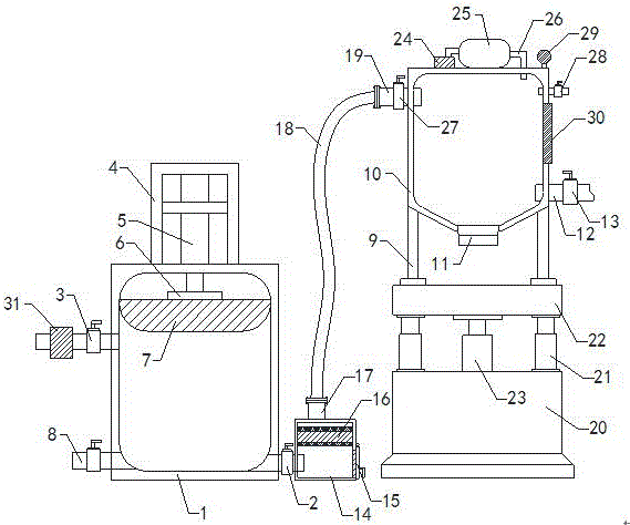 一种粘合剂提升机的制作方法