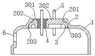 一种带有嵌入式接线端子的微型压缩机端盖的制作方法