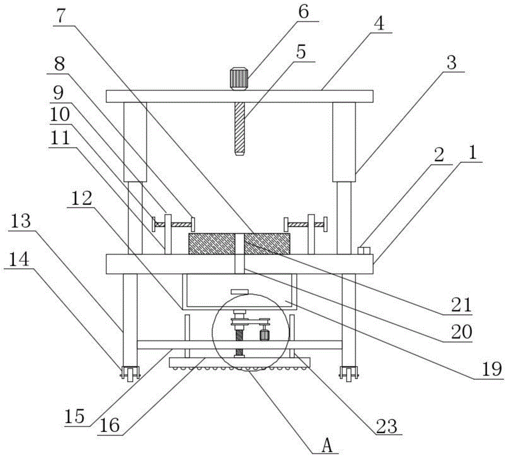 一种高强度车轮螺栓孔成型模具的制作方法