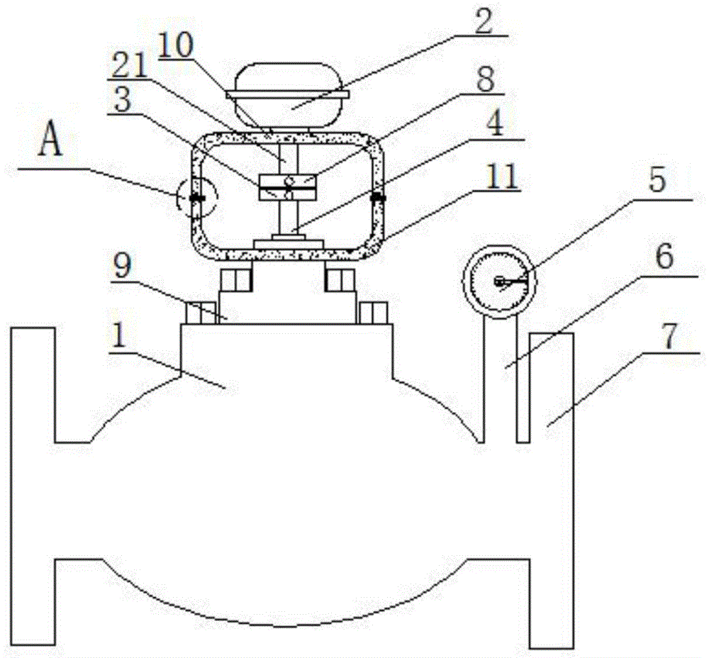一种组合式精小型气动套管调节阀的制作方法