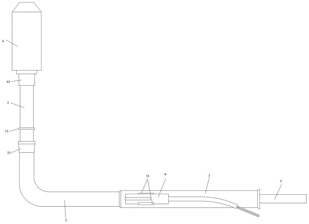 集成灶防干燃烧离火识别机构的制作方法