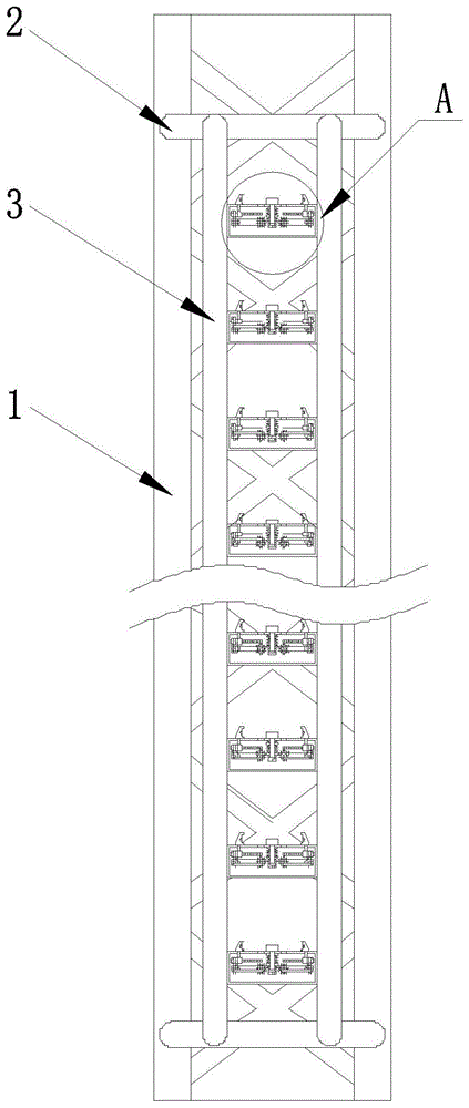 一种建筑塔吊用便于登高的装置的制作方法