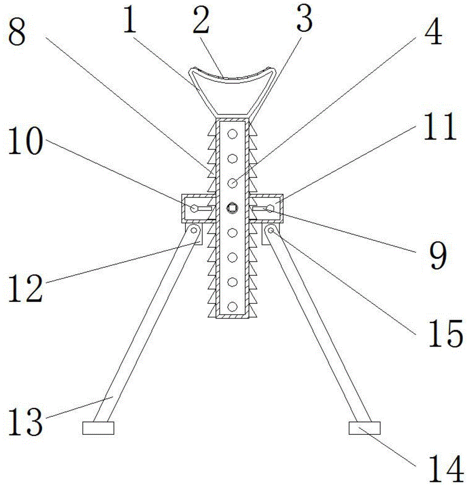 液压千斤顶用安全支架的制作方法