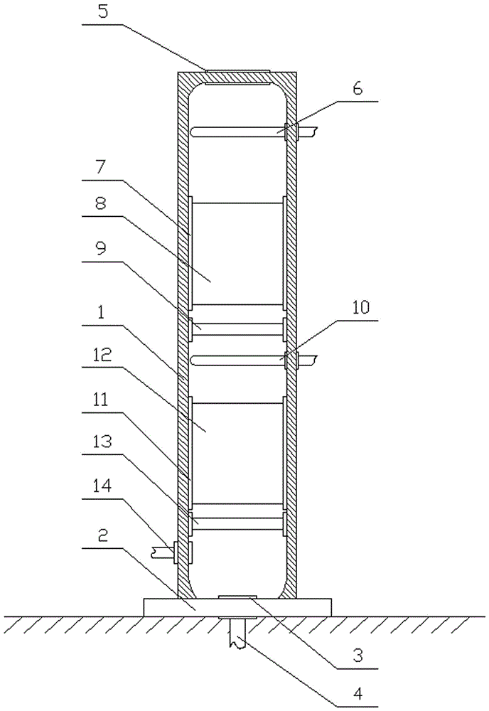 一种工业废气处理用环保型填料塔的制作方法