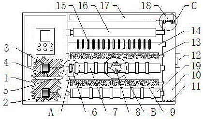 一种方便清理的不干胶分切机的制作方法