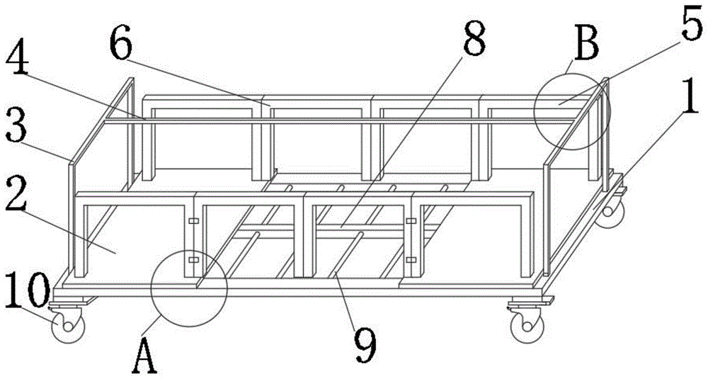 一种具有防护结构的铁马运输车的制作方法
