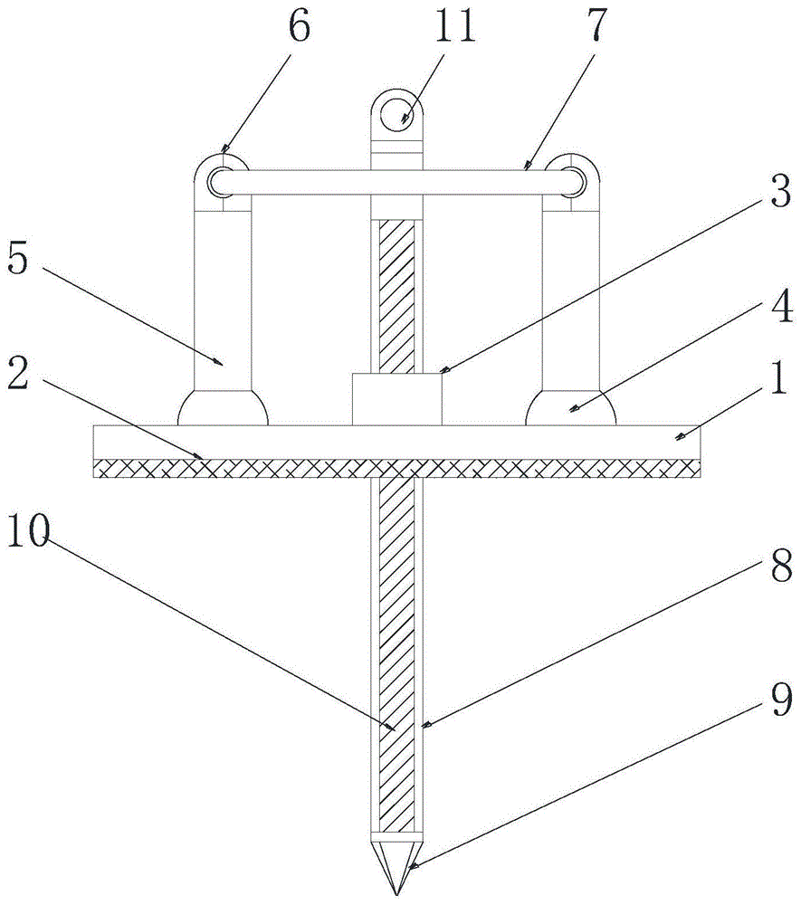 一种建筑预埋件用的稳定结构的制作方法