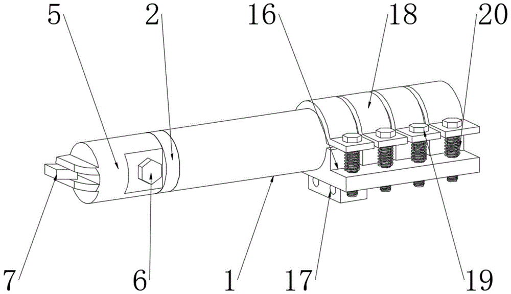 一种数控刮镗滚光机镗杆系统的制作方法