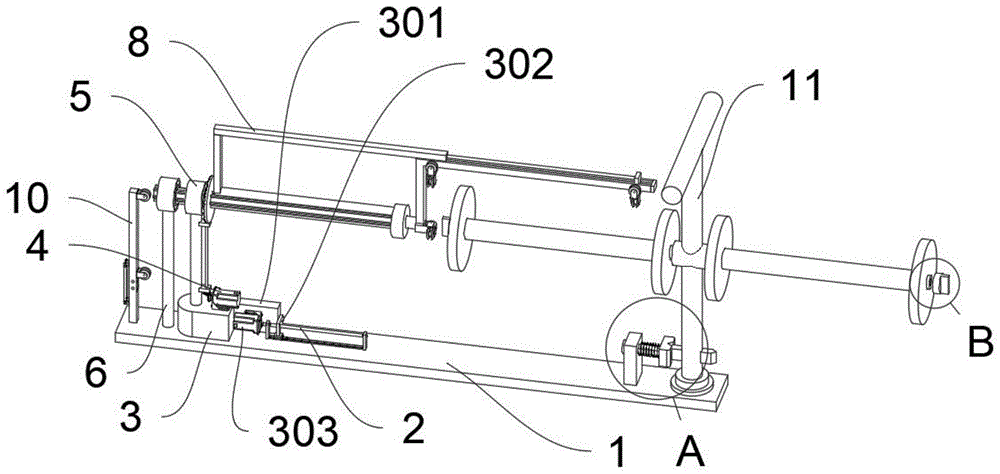 一种基于纺织加工的双向多重联动同步绕线设备的制作方法