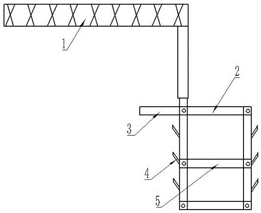 中小型卷膜塔吊用包装辅助工具的制作方法