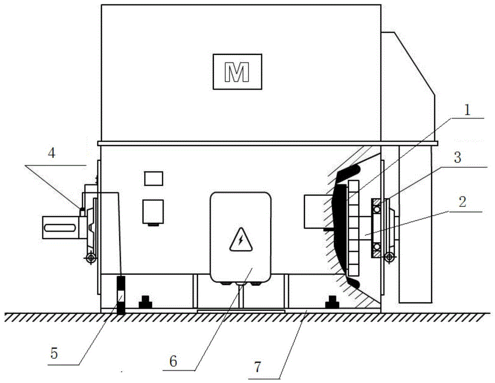 一种消除高压电机轴电流的结构及其改造方法与流程