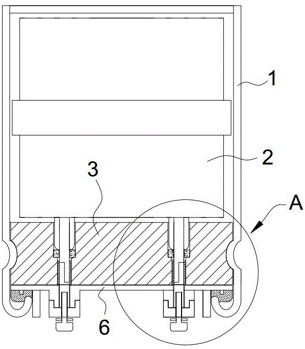 引出电极安装结构及具有该结构的电解电容器的制作方法