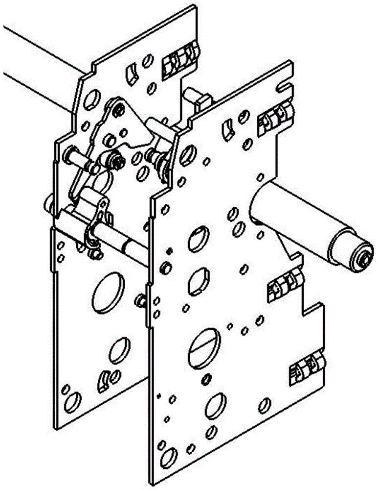 一种断路器操作机构分合闸指示连锁机构的制作方法