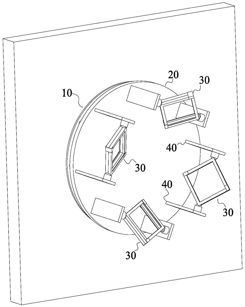 一种多角度瓷砖展示架的制作方法