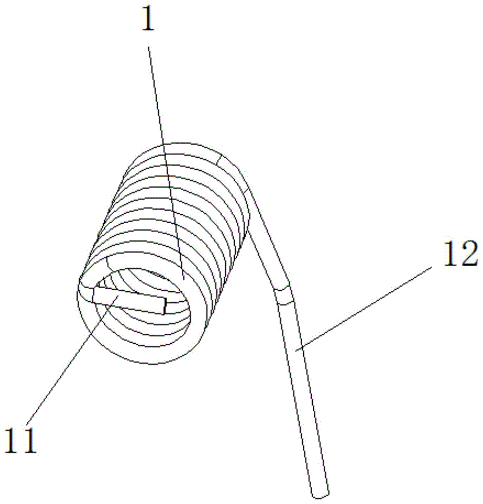 一种安装扭簧及具有该扭簧的嵌入式灯具的制作方法