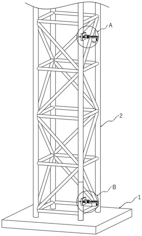 一种塔式起重机的塔身垂直度检测装置的制作方法