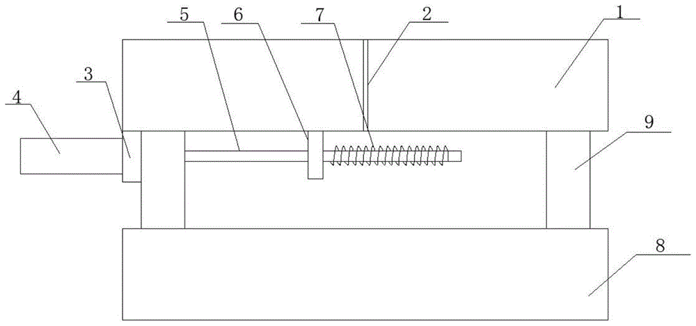 一种电脑主机底座铆柱注塑成型结构的制作方法