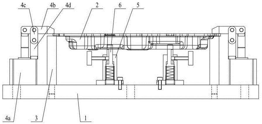 逆变器顶盖加工用夹具的制作方法