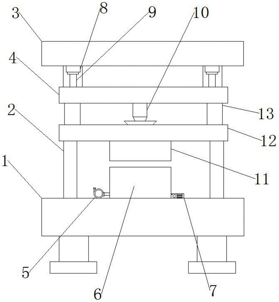 一种具有防泄漏注塑口的汽车尾灯外壳模具的制作方法