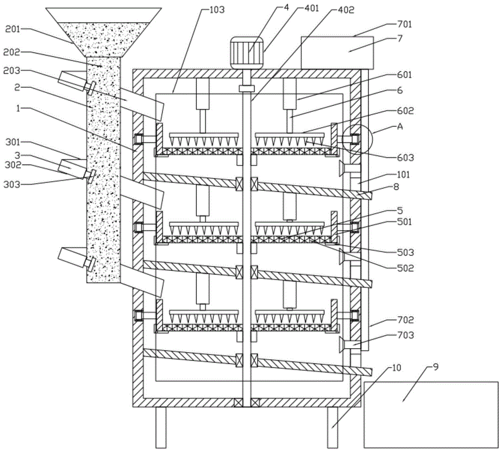 一种建筑施工用砂石筛选装置的制作方法