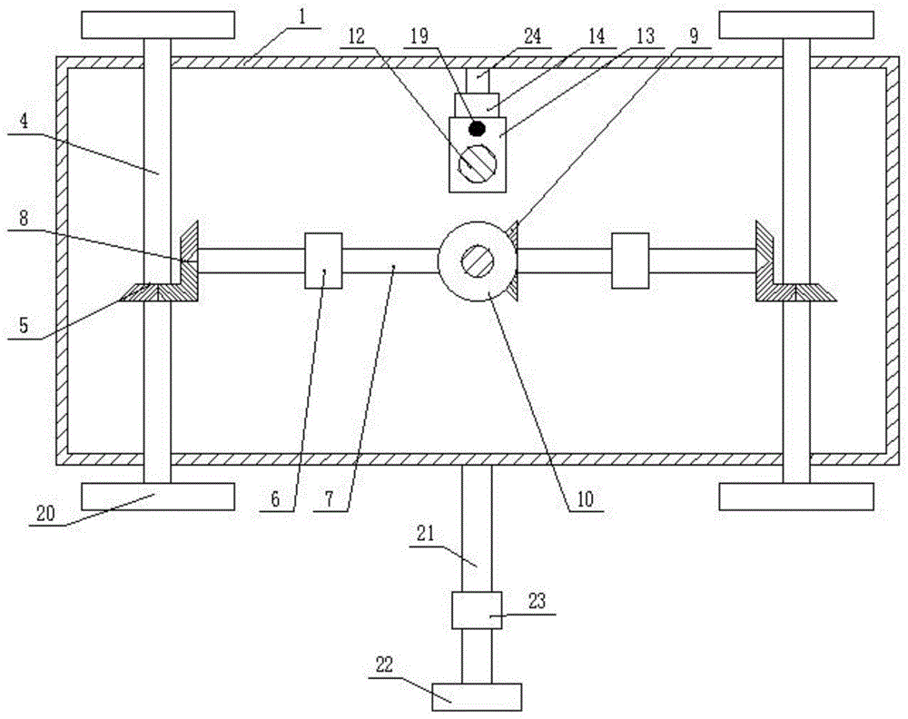 一种烟田划线定穴器的制作方法