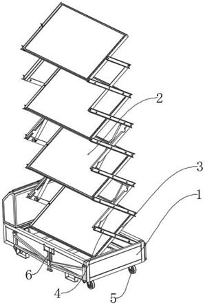 一种可升降式光伏折叠升降系统的制作方法