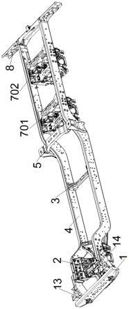 一种轴距可变的多轴越野车车架结构的制作方法