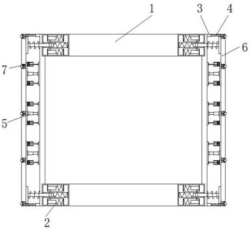 一种铝合金门窗用缓冲结构的制作方法