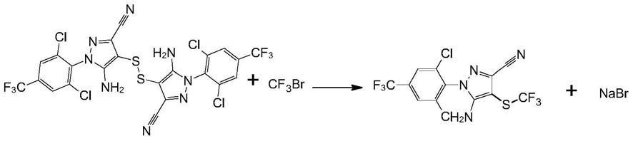 一种三氟甲硫基吡唑合成工艺的制作方法