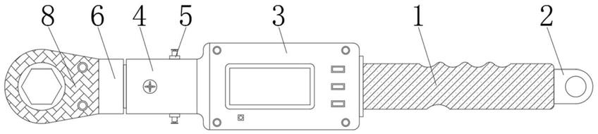 一种带数显的预置扭矩扳手的制作方法