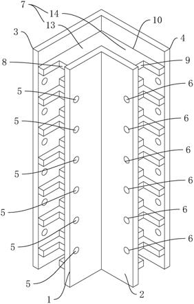 一种脚手架防护网的转角连接件及转角连接结构的制作方法