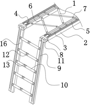 一种房建建筑设计用施工梯的制作方法