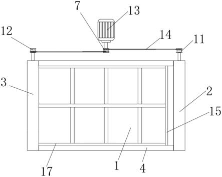 一种建筑办公天井的制作方法