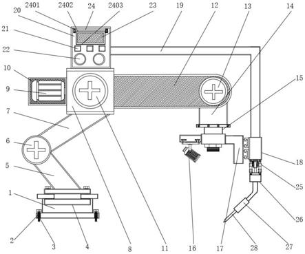 一种带有视觉识别功能的选择性波峰焊接机器人的制作方法