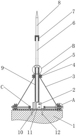 一种广播电视发射塔用避雷针装置的制作方法