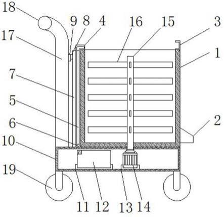 一种建筑用混凝土具有防护结构的运输装置的制作方法