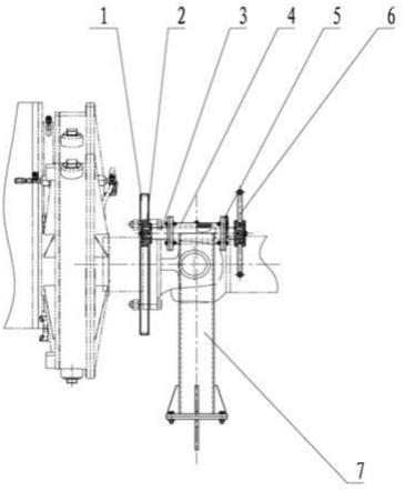 一种压裂泵手动盘泵装置的制作方法
