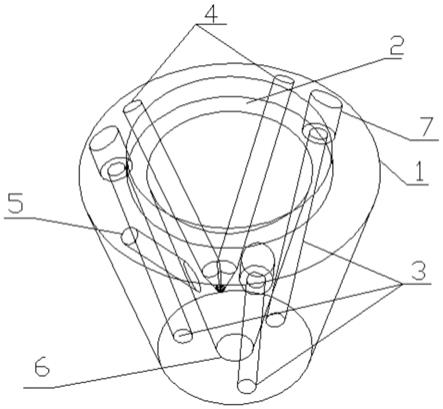 一种分体式激光熔覆送粉喷嘴及使用其进行激光熔覆的方法与流程