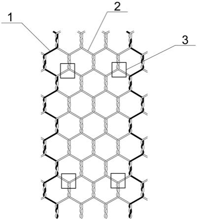 一体化山体主动防护网的制作方法