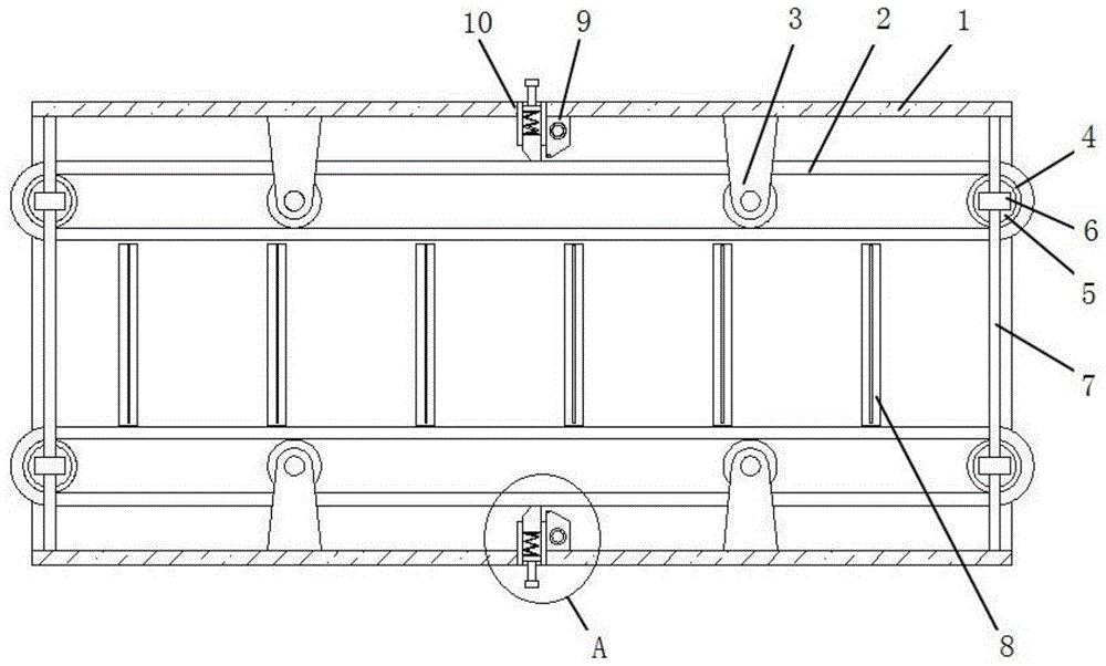 一种飞机座椅餐板生产线的传送清洁装置的制作方法