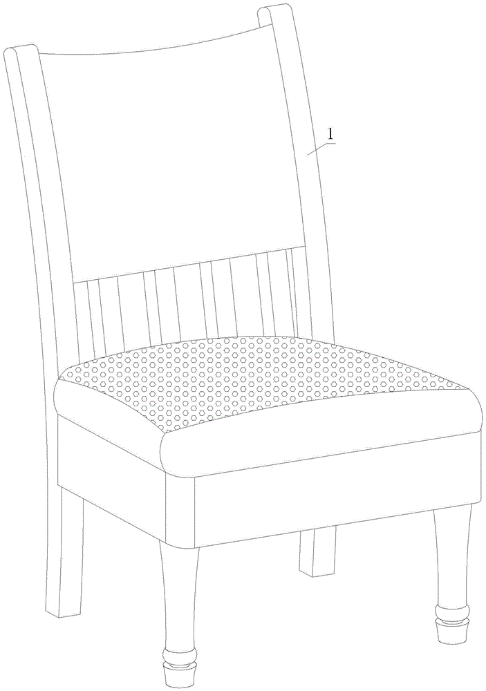 一种板面具有散热结构的餐椅的制作方法