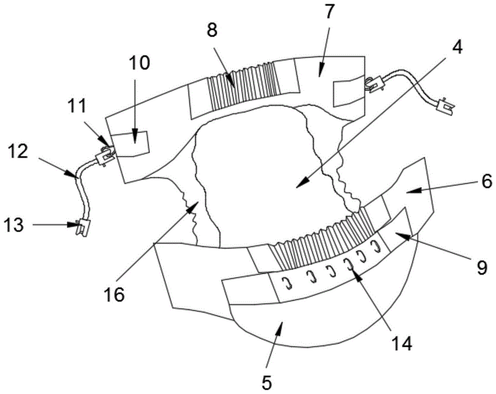 一种便于穿戴的婴儿纸尿裤的制作方法