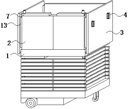 一种建筑装饰板安装升降机的制作方法