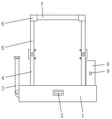 便携式折叠金属探测安检门的制作方法
